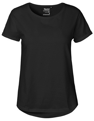 Ladies` Sleeve T-Shirt Black