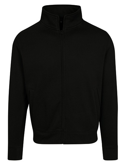 BY106 High Neck Sweat Zip Cardigan_Black.