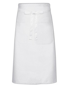 Kochschürze mit Tasche White