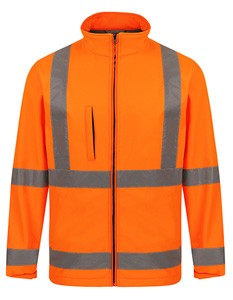 Hi-Viz Softshelljacket Signal-Orange