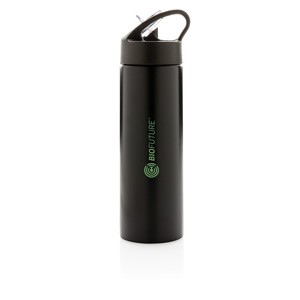 Sport Edelstahlflasche schwarz