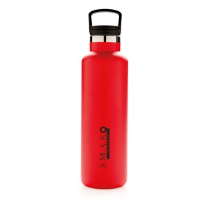 Auslaufsichere Vakuumflasche rot