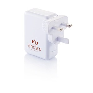 Reiseadapter mit 4fachem USB