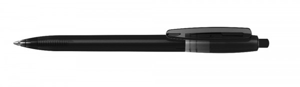 Kugelschreiber Klix schwarz transparent