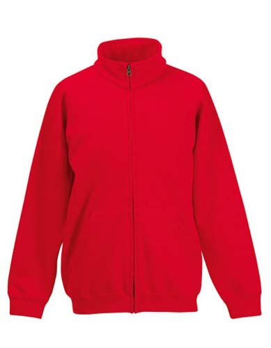 Kids Classic Sweat Jacket_Red