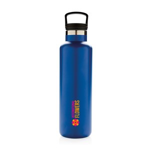 Auslaufsichere Vakuumflasche blau