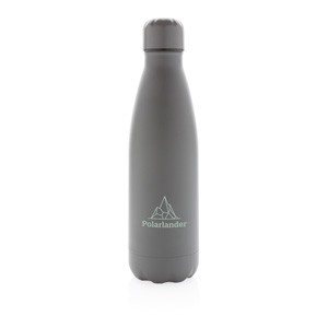 Vakuumisolierte Stainless Steel Flasche grau