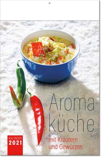 Ec-26 Bildkalender deutsch AROMAKÜCHE mit Klappfälzel