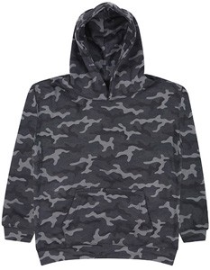 Kids Camo Sweatshirt Black-Camo
