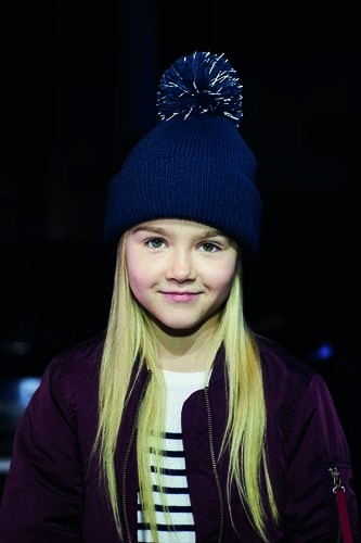 Junior Reflective Bobble Beanie