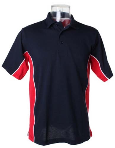 L-K475 Classic Fit Track Polo_Black_Rot-White