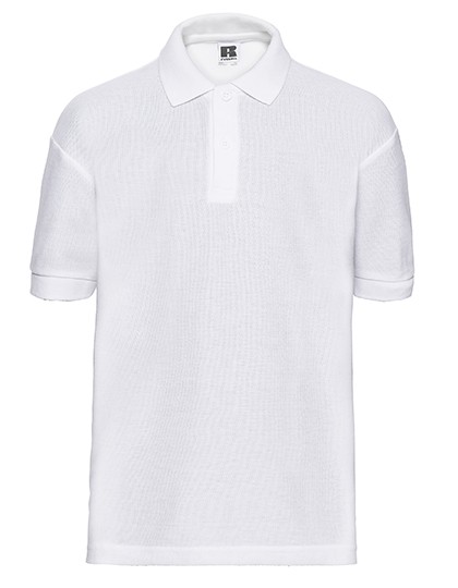 Children´s Classic Polycotton Polo_White