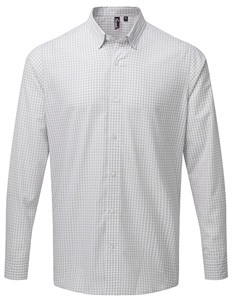 Herren Langarm Shirt White