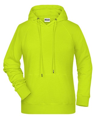Ladies` Hoody Acid-Yellow