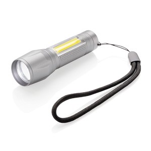3W LED Leuchte mit COB silber