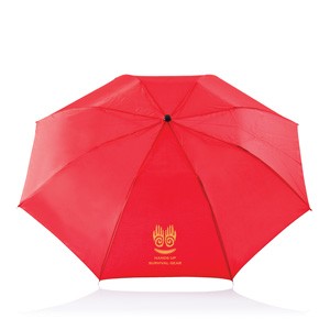 Deluxe 20" Taschenschirm rot