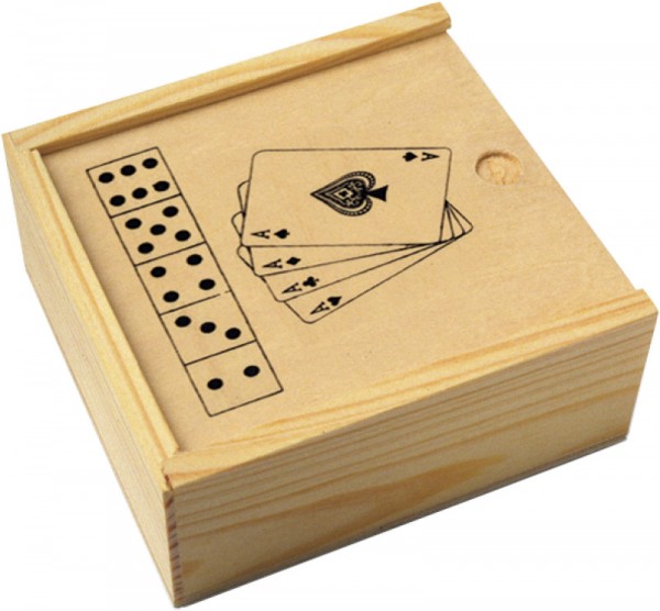 2553 Karten und Würfelspiel "Nevada" in Holzbox