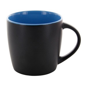 Tasse Emilia mattschwarz-blau
