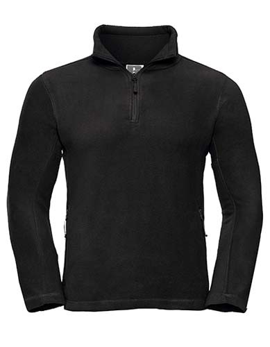 Quarter Zip Outdoor Fleece_Black