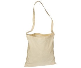 Baumwolltasche mit langem Henkel