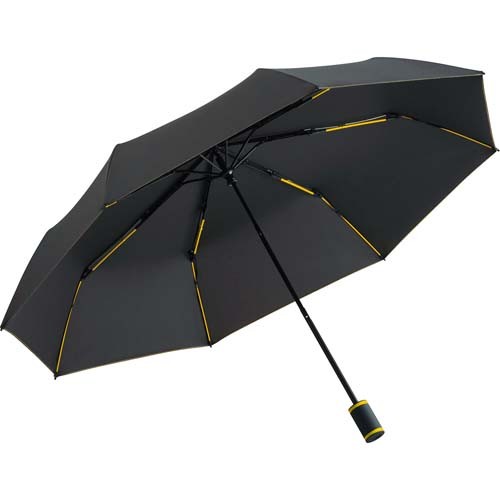 Taschenschirm FARE®-Mini Style_schwarz-gelb