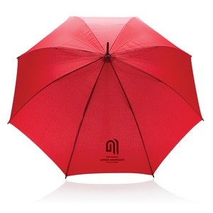 23” Automatikschirm rot