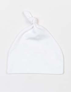 -BZ15 Baby One Knot Hat_White
