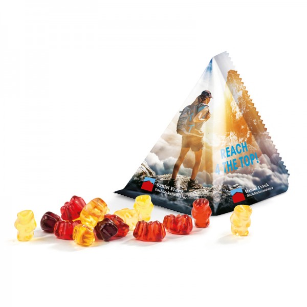 Fruchtsaft Gummibärchen Tetraeder