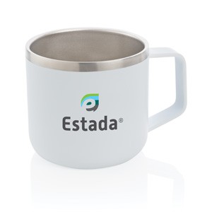 Stainless-Steel Camping-Tasse weiß
