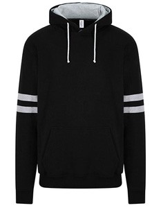  Sweatshirt mit Kapuze 3 Deep-Black_Heather-Grey