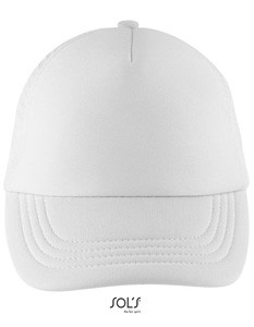 Kinder Netz-Caps White
