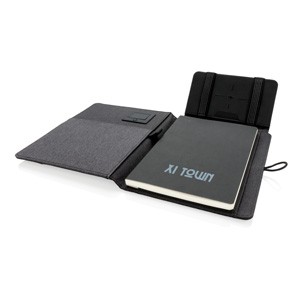Kyoto Notizbuch mit 5W Wireless-Charging