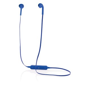 Kabellose Kopfhörer im Etui blau