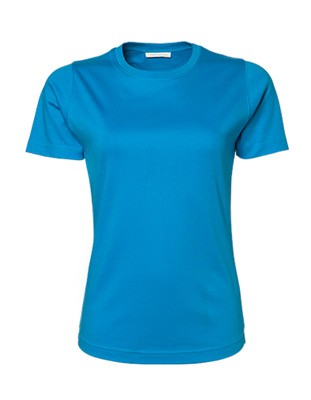 Womens Interlock Tee Azure