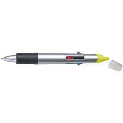 Mac-17760 4-Farb-Kugelschreiber mit Textmarker