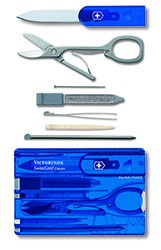 SwissCard Classic T. Saphir mit 10 cleveren Funktionen