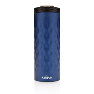 Geometrischer Becher blau