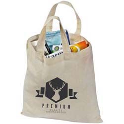 Baumwolltasche mit kurzen Henkeln
