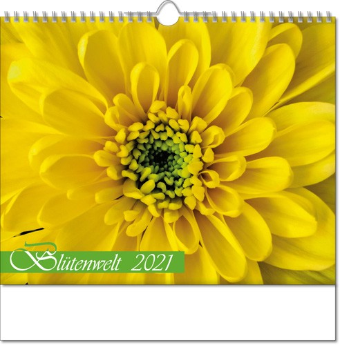 Bildkalender deutsch BLÜTENWELT mit Wire-O