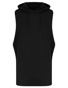 Urban ärmelloser Muskel Sweatshirt Jet-Black