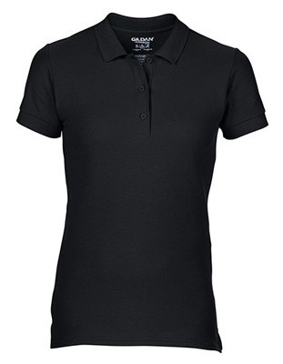 Ladies` Double Polo Black