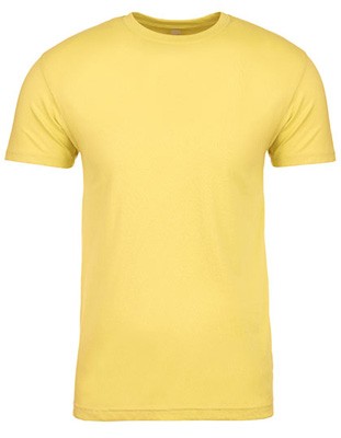 Men`s Sueded T-Shirt Banana-Cream.
