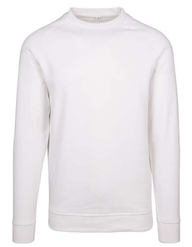 BY094 Raglan Sweat Crewneck_White
