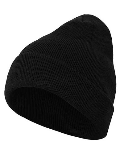 Heavy Knit Beanie_Black