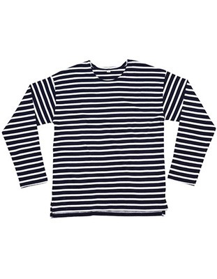 Unisex One Breton Top Navy_White