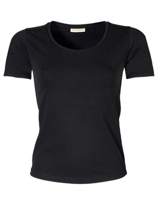 Women Stretch Tee Black