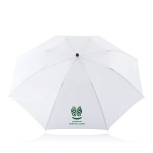 Deluxe 20" Taschenschirm weiß