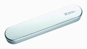 Box Metal | Metall-Klapp-Etui Oval |EVA-Einlage
