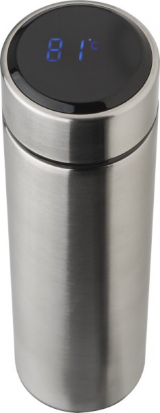 427380 Edelstahl-Thermosflasche mit LED-Anzeige, Inhalt ca. 450 ml