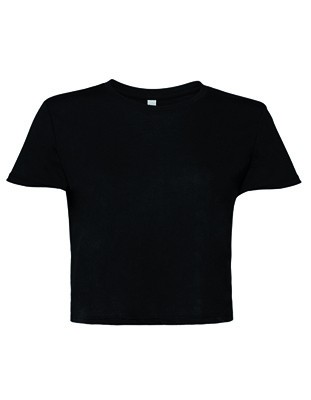  Women's Cropped Tee Black